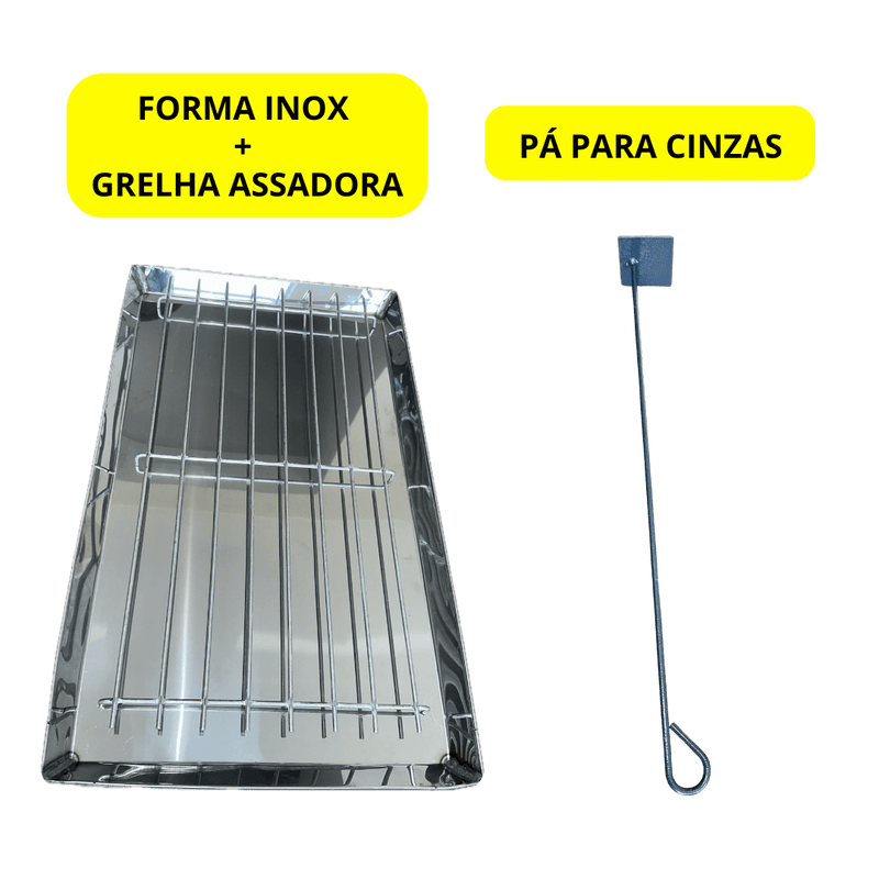Forno Porta de Ferro Fundido com Fogão - zorzinco