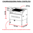 Churrasqueira Giratória para Costelão