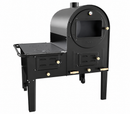 Forno Porta de Aço Carbono com Fogão