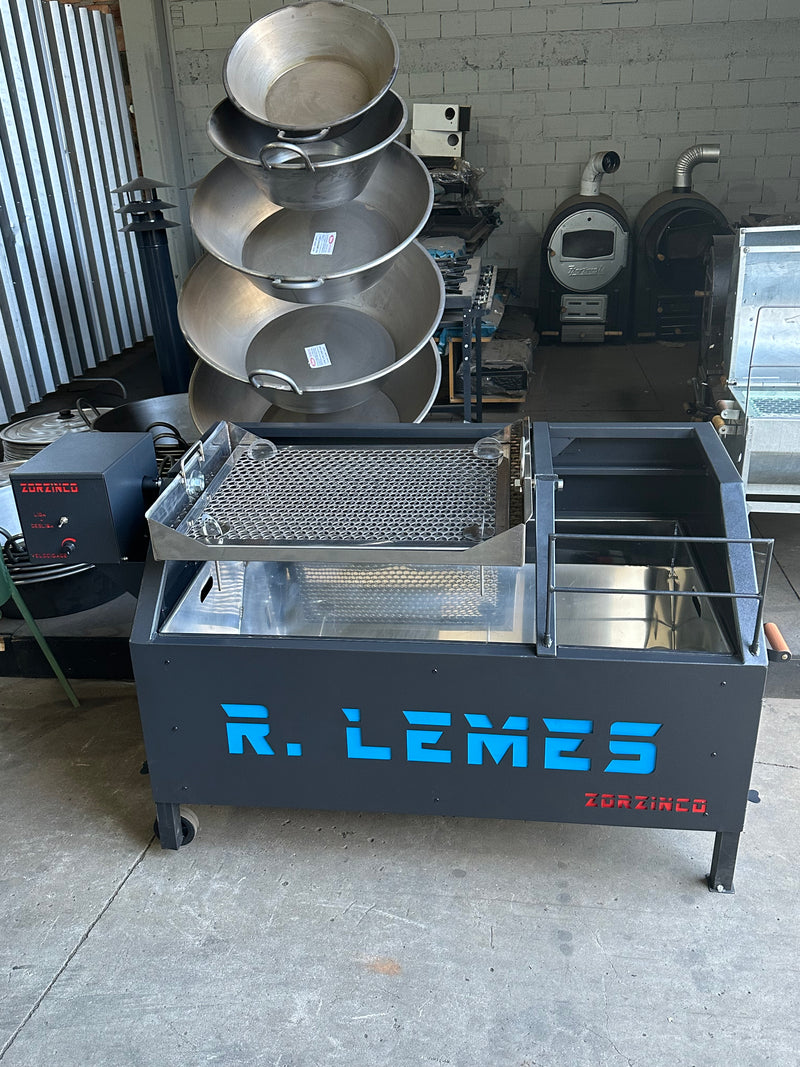 Churrasqueira Giratória para Costelão +30CM - c/ caixa do fogo em INOX