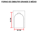 Forno de Embutir Porta de Ferro Fundido - zorzinco