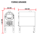 Forno Porta Aço Carbono - zorzinco