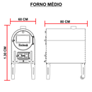 Forno Porta Aço Carbono - zorzinco