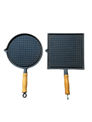 Kit 2 Bifeteira - Quadrada e Redonda - zorzinco